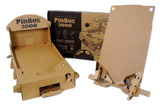 Build Your Own Working Pinball Machine | Create a Fully Functioning  Cardboard Pinball Machine | for Kids Ages 8+ | Sustainable Slot Together Kit