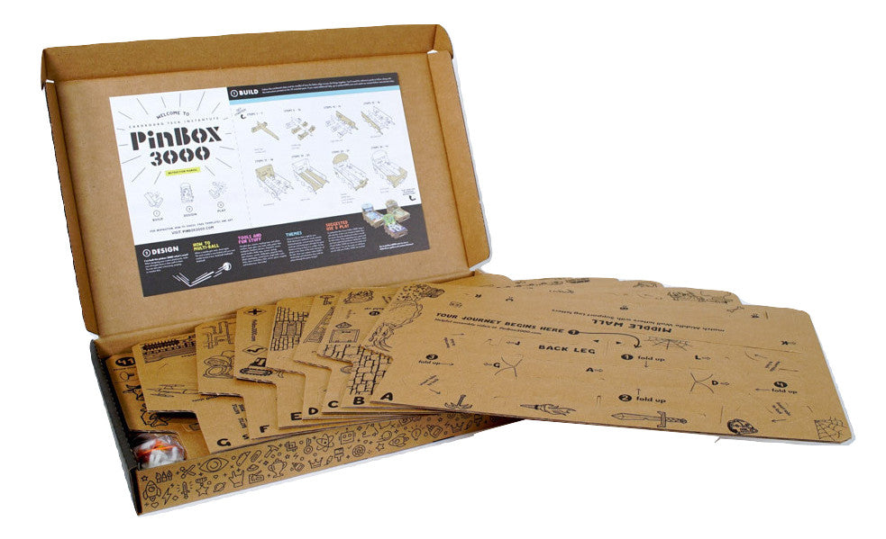 PinBox 3000 open kit contents